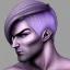 Placeholder: Dark Elf Male White Hair Lavender Eyes