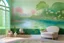 Placeholder: Reimagine Claude Monet's iconic water lily pond in Giverny with a mural that captures the essence of impressionist art. Use a dreamy palette of pastel hues to recreate the magical atmosphere of Monet's garden.