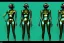 Placeholder: Dark green to cyan metal surfaces body paint. partly coverage metallic. Girls with perfect slim bodies and big butts, man and Russian military women. Old-fashioned cameras integrated to heads. structure Cyber-punk. Attached telephones. Dystopia perfect body. Red&blue 3D-tiling. Dystopia. Partly symmetrical in relation to machines. Perfect golden ratio in vertical and horizontal directions. Bending time-space-continuum. Polyhedron in 5th dimension Tessellation in 4-dimension elongated frog finger