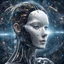 Placeholder: the world seen in the moment of artificial intelligence awakening