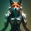 Placeholder: A steampunk Armor wearing Fox,cyberpunk, character design,ultra realistic,shiny, smooth, studio quality, octane render, Surrealism, Triadic colour scheme,ambient lighting polaroid, 100mm