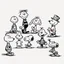 Placeholder: Dr. Seuss meets Peanuts characters