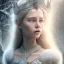 Placeholder: portrait of the most incredible, stunning, beautiful ice queen goddess,chronicles of narnia, white witch, intricate crystal ice crown, iridescent gown, 8k resolution, high-quality, fine-detail, elaborate, digital art, detailed matte, volumetric lighting, beautiful, illustration, brian froud, howard lyon, selina french, greg rutowski,