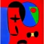 Placeholder: portrait of a woman joan miro style