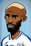 Placeholder: Brian Mbeumo French soccer player cartoon 2d