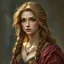 Placeholder: A pretty fantasy girl, hazel hair, Roman, middle-aged
