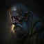 Placeholder: Old Man mutan sad in the dark apocalipsis