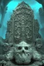 Placeholder: Underwater tomb, magnificent, majestic, highly intricate, Realistic photography, incredibly detailed, ultra high resolution, 8k, complex 3d render, cinema 4d.