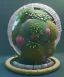 Placeholder: globe, plants and flowers around, kente, cinema 4d, octane render, high detail