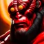 Placeholder: Ultra detailed fullbody Portrait in oil on canvas of Hellboy fusions RedHulk,intense stare,extremely detailed digital painting, extremely detailed face,crystal clear Big eyes, mystical colors ,perfectly centered image, perfect composition, rim light, beautiful lighting,masterpiece,8k, stunning scene, raytracing, anatomically correct, in the style of robert e howard and Ken Kelley and Ohrai Noriyoshi and Simon Bisley and tomzj1