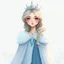 Placeholder: "Ilustración digital de La Reina de las Nieves en estilo artístico suave y soñador, inspirada en cuentos clásicos. Personaje centrado, sin fondo, con fondo transparente, colores pastel y luz cálida. Detalles tiernos, estilo de pintura digital delicada, alta resolución, sin elementos adicionales alrededor del personaje."