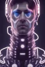 Placeholder: cyberpunk, head, men, portrai, tron