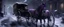 Placeholder: victorian era, snow on the ground, winter, dead horse in the street, a strange purple tentacles cover the hoirse, a carriage is smashed up around the horse. war-torn Victorian street. Apocalyptic, epic, photo-realistic, widescreen, cinematic, epic, like a movie