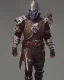 Placeholder: An armor made of a mixture of steel and leather, worn by a strong commander with magical power