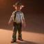 Placeholder: Indiana Jones toddler, full body, dramatic lighting, hyper realistic