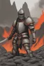 Placeholder: knight in the lava land