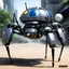 Placeholder: Utility Spider Droids from Masamune Shirow Inc. Ranging from the size of an appleseed to a golf ball , A multi-legged, small self-propelled mechanical utility droid, equipped with the famous Shirow AI brain. Its function is to assist with small tasks: repair and maintenance, surveillance and alert of any potential threats, also is equipped with a plasma disrupter (NATURALLY) that is built in, it can assist in combat situations.Built from compressed hydrolyum, and Powered by a micro Thorium (TH30