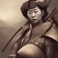 Placeholder: full portrait of wonderful japanese woman samurai,giant breasts, high detail, volumetric lighting, tiny features, intricate detail,volumetric clouds