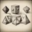 Placeholder: The five platonic solids