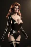 Placeholder: Raquel Welch as evil queen in black leather gown, angry, busty, curvey, cleavage, unreal 5, octane render, cinema4d, dynamic lighting, dramatic lighting, 4k, redshift render, highly detailed, hyper realistic