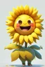 Placeholder: cheery and cute sunflower avatar full body