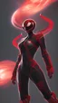 Placeholder: Marvel superhero based on hornet in red and black colour with out cut