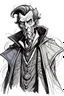 Placeholder: Strahd Von Zarovich drawn as a character from Doctor Who