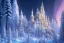 Placeholder:  white and gold crystal castle，waterfall, winter snow flakessnow, northern Lights, full of details, smooth, bright sunshine，soft light atmosphere, light effect，vaporwave colorful, concept art, smooth, extremely sharp detail, finely tuned detail, ultra high definition, 8 k, unreal engine 5, ultra sharp focus