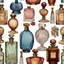 Placeholder: vintage perfume bottles