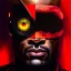 Placeholder: ultra detailed fullbody Portrait in oil on canvas of Deadshot ,intense stare,extremely detailed digital painting, extremely detailed face, Glowing red eyes, mystical colors ,perfectly centered image, perfect composition,rim light, beautiful lighting, 8k, stunning scene,extremely sharp detail, finely tuned detail, ultra high definition raytracing, in the style of Simon Bisley and robert e howard and Greg Rutkowski and and artgerm