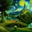 Placeholder: Epic Drawing of scenery of The LOTR estilo Van Gogh 4k