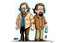 Placeholder: the big lebowski and walter cartoon