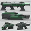 Placeholder: ASSEMBLY AND DISASSEMBLY FOR THE phaser blaster large grey gun green loader AND ALL VARIANTS - from the movie Blood Machines (2019) by Raphaël Hernandez, Ickerman, Joly-Gonfard