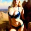 Placeholder: portrait beautiful face 'Paige Spiranac',busty,blonde,ancient tight latex corset, balanciaga fashion clothe painting by gaston bussiere, greg rutkowski, yoji shinkawa, yoshitaka amano, tsutomu nihei, donato giancola, tim hildebrandt, oil on canvas, cinematic composition, extreme detail,fit full head inside picture,16k