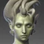 Placeholder: zibra with medusa head , 3d realistic