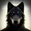 Placeholder: portrait of a male anthropomorphic black wolf, unreal engine 5, artistic lighting, highly detailed, photorealistic, fantasy, ancient Mummy Ahmment, Fire theme art, Dark moody night atmosphere, 8K, close-up face, anatomically perfect face, ignore NSFW, apocalypse,