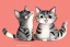 Placeholder: cute cat isolated illustrations