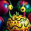 Placeholder: Close-up shot of ultra realistic odd monsters dining, vivid, ultra realistic, Joan Miró, hypermaximalist figures, light, Italian 1970's odd movie, plastic, hilarious, Minicavio Quollati style, photography by Marlost Endgulp, ornate, 4k, photorealism, impressionism, Yves Tanguy