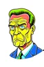 Placeholder: Arnold Schwarzenegger Former Governor of California cartoon 2d