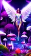 Placeholder: psychedelic angel flying in a magic forest full of coloured mushrooms, fluorescent, ultra detailed, photorealistic, Android Jones style