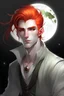 Placeholder: pale red haired moon elf male