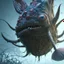 Placeholder: fluid ink angler fish creature, unreal engine 5, 8k resolution, photorealistic, ultra detailed