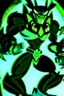 Placeholder: alien From Ben 10 cartoon. Strong, fit body. From his faction. Shark. Advanced jewels and metal. Dark magic. Power and luxury