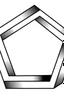 Placeholder: Impossible Pentagon; Optical Art; eldritch elegant fantastical intricate hyperdetailed holographic magnificent meticulous mysterious ominous
