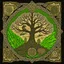 Placeholder: European pagan rune art with nature