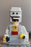 Placeholder: lego man eating glue