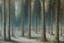 Placeholder: A winter forest with ice spirits painted by Leonardo da Vinci