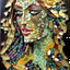 Placeholder: 3d-mosaic-quilling of a beautiful lady, collage-art, puzzle-art, rococo, kinetic art, kinetic sculpture, kinetic pointillism, wool Modifiers: award winning crisp quality SALVADOR DALI Jean Baptiste Monge Yossi Kotler cartin welz stein @pimpam