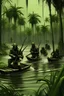 Placeholder: Crie uma obra de arte referenciando os guerreiros operacionais do pantanal brasileiro
