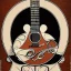 Placeholder: guitar art nouveau